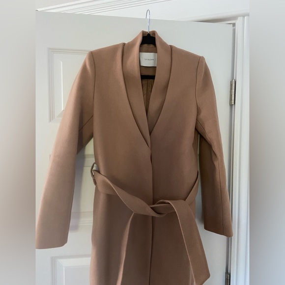 IVY & OAK long coat in tan/beige - size 38 (EU) - Picture 1 of 6